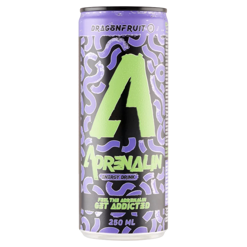 Adrenalin sárkánygyümölcsízű szénsavas energiaital 250 ml