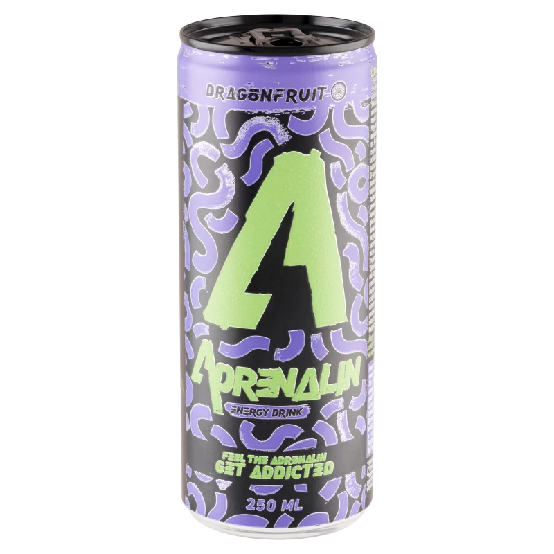 Adrenalin sárkánygyümölcsízű szénsavas energiaital 250 ml