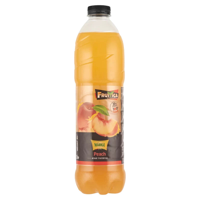 Márka Fruitica őszibarack szénsavmentes gyümölcsital cukorral 1,5 l