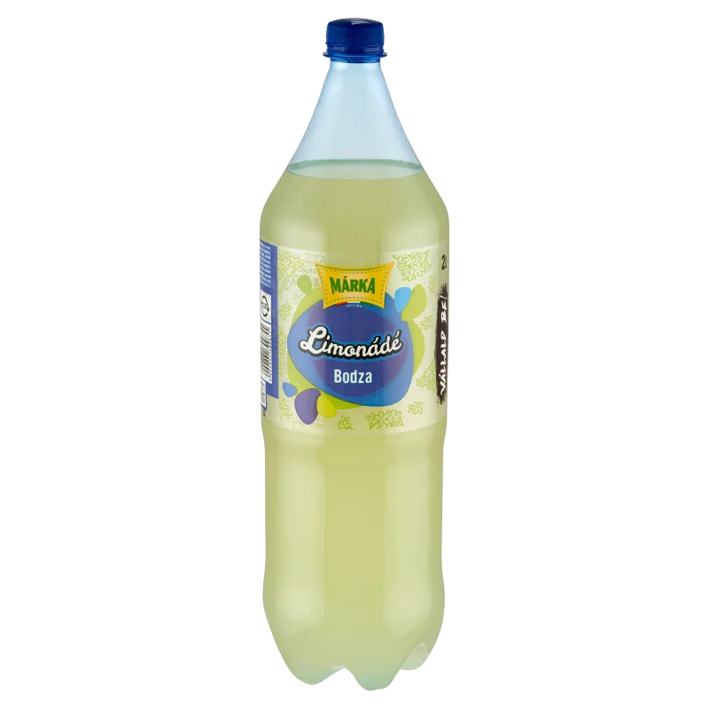 Márka Limonádé bodzaízű energiamentes szénsavas üdítőital édesítőszerekkel 2 l