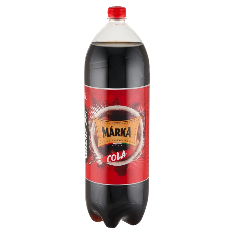 Márka cola ízű szénsavas üdítőital, cukorral és édesítőszerekkel 2,5 l