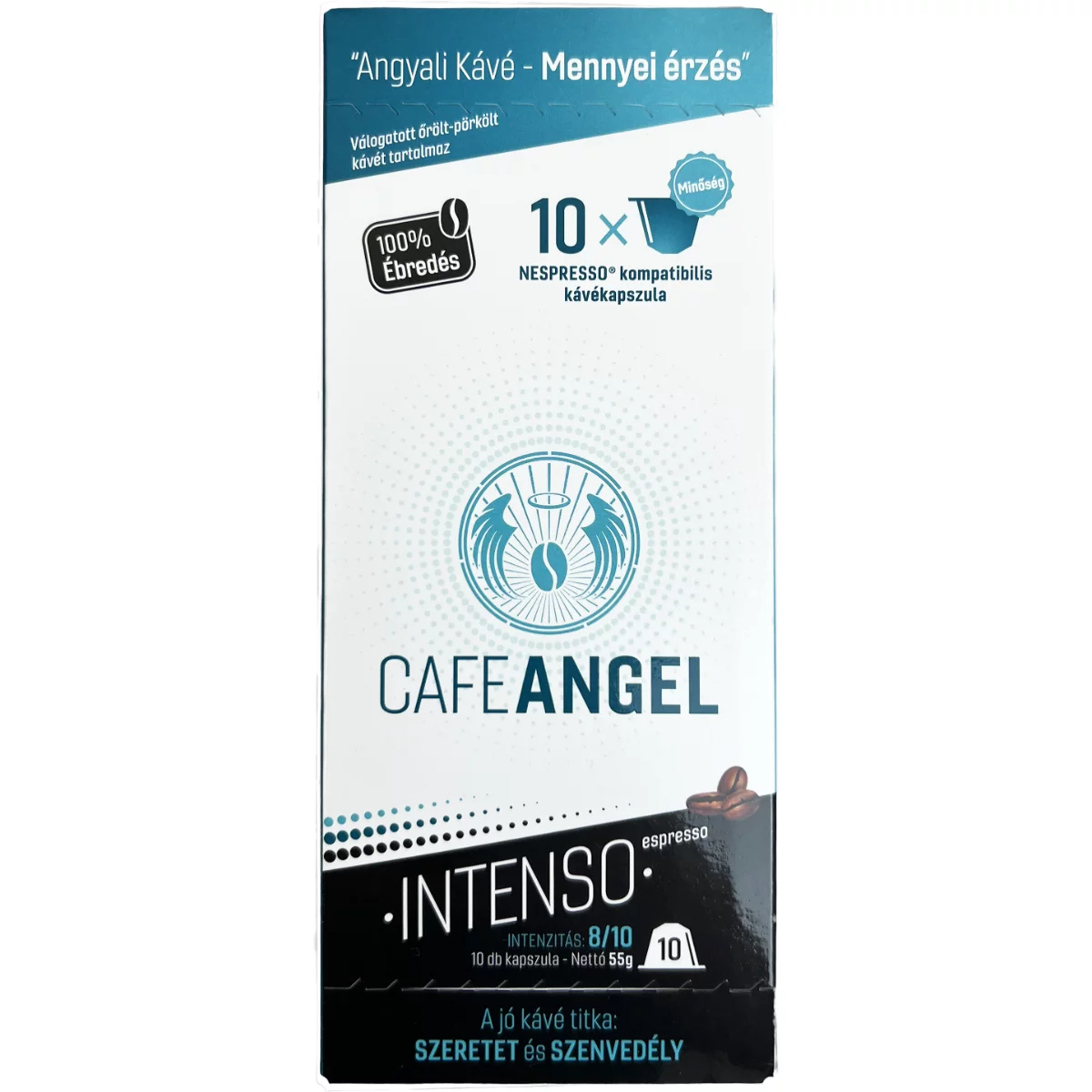Cafe Angel Nespresso Intenso 100% ébredés