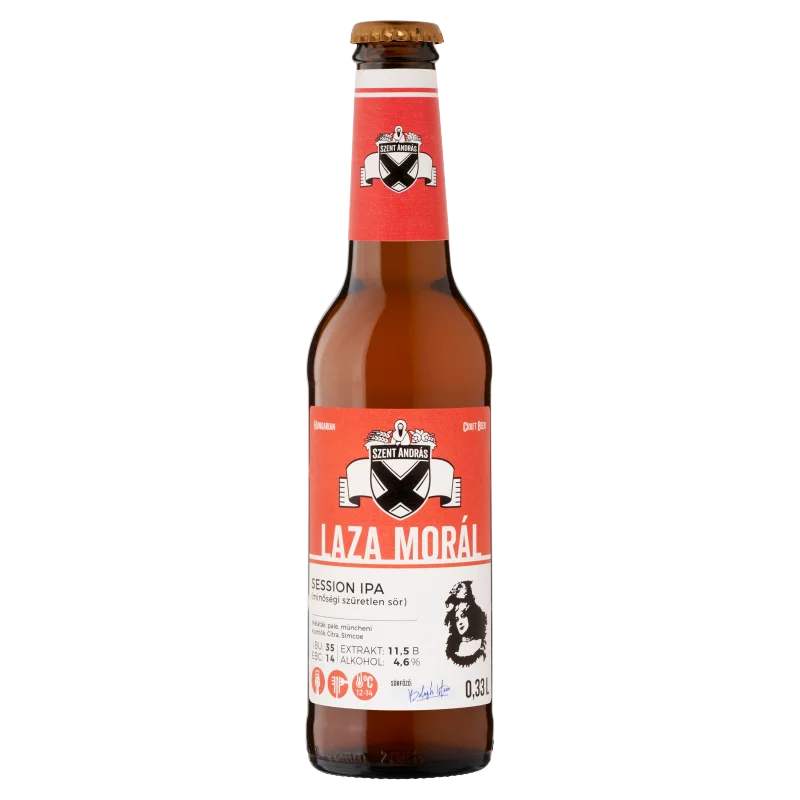 Szent András laza morál session IPA 4,6% 0,33 l