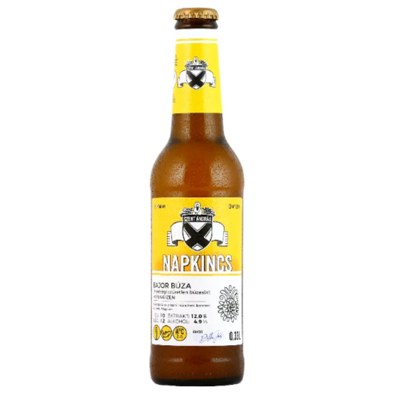 Szent András sör 0,33l  Napkincs 4,9% üveges