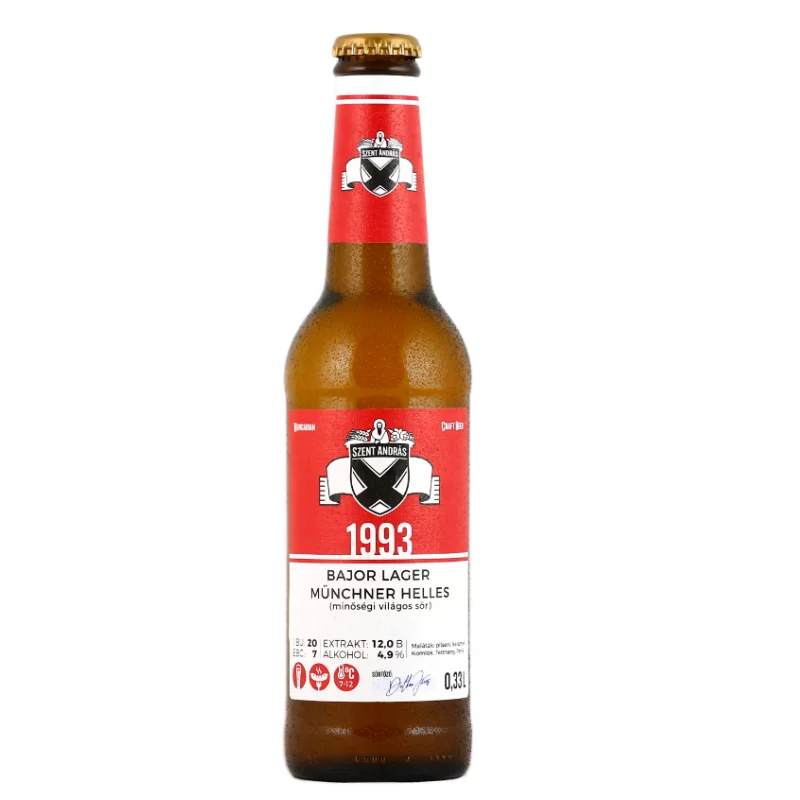 Szent András sör 0,33l 1993 4,9% üveges 