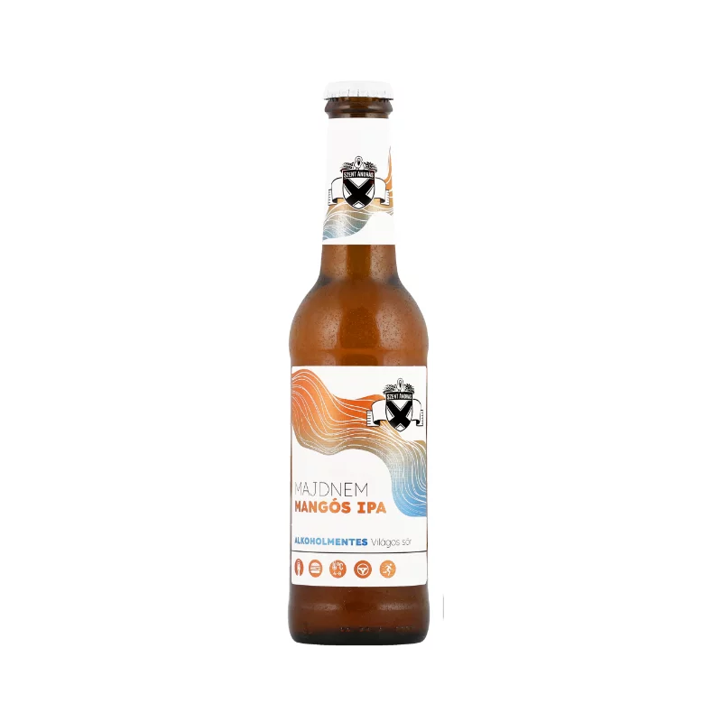 Szent András alkoholmentes sör 0,33l Majdnem Mangós Ipa üveges 