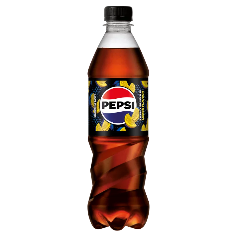 Pepsi Zero colaízű energiamentes szénsavas üdítőital édesítőszerekkel citrom ízesítéssel 0,5 l