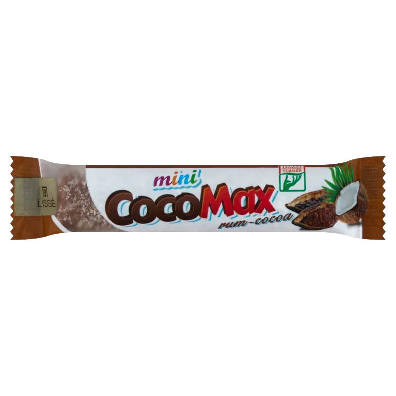 CocoMax Mini rumos-kakaós ízű kókuszos csemege 40 g
