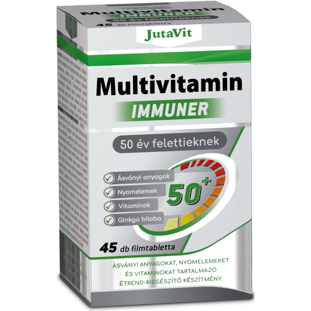 Jutavit filmtabletta 45db Multivitamin 50+ Immuner felnőtteknek