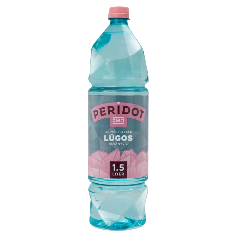 Peridot pH 8,1 Super-Premium természetesen lúgos ásványvíz 1,5 l