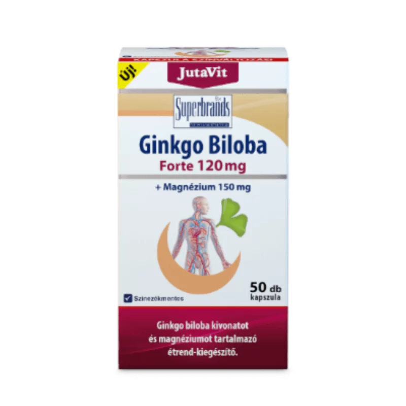 JutaVit kapszula 50db Ginkgo Biloba 120 mg + Magnézium 150mg