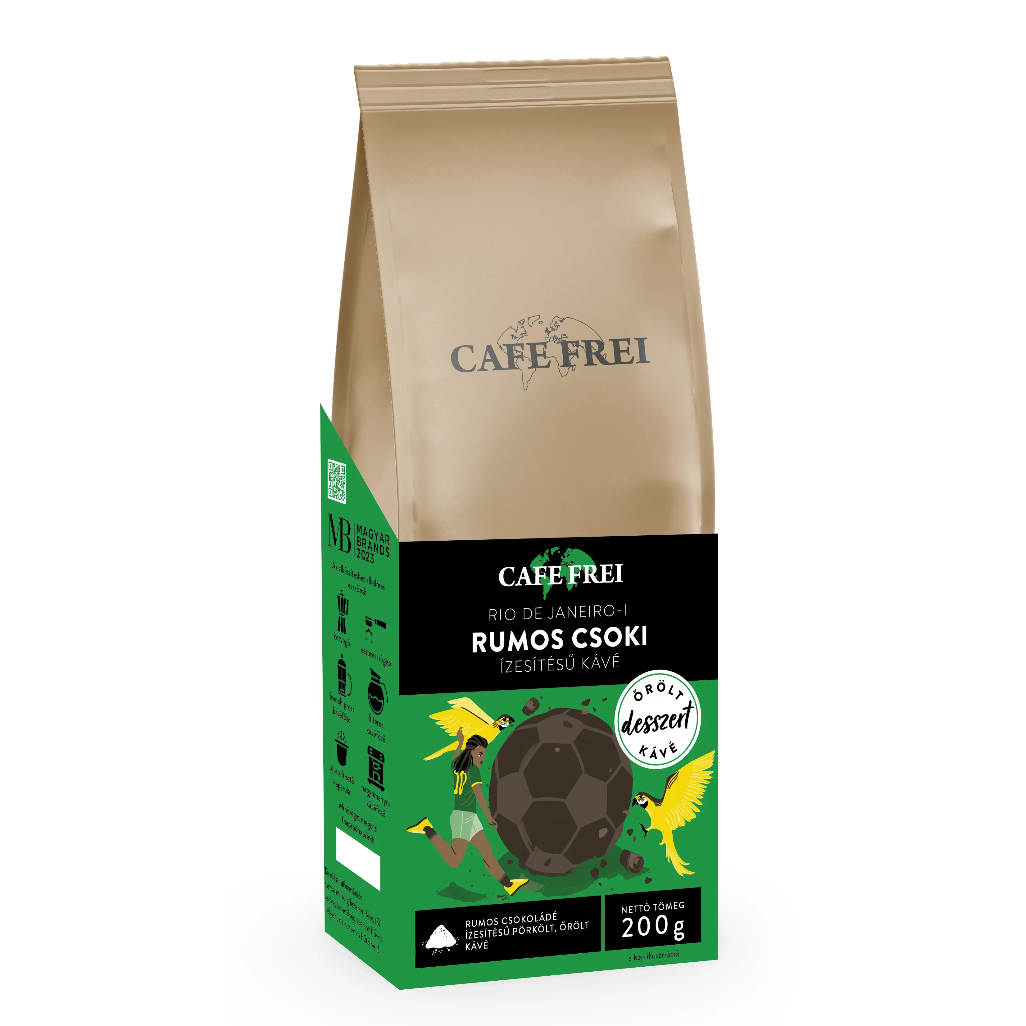 Café Frei kávékeverék 200g Rio De Janeiro-i Rumoscsoki őrölt