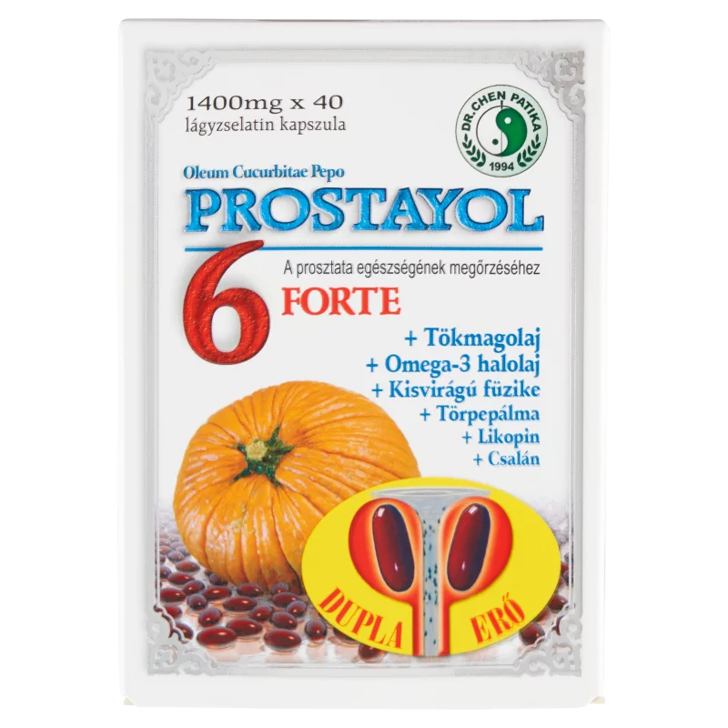 Dr. Chen Patika Prostayol 6 Forte étrend-kiegészítő lágyzselatin kapszula 40 db 56 g