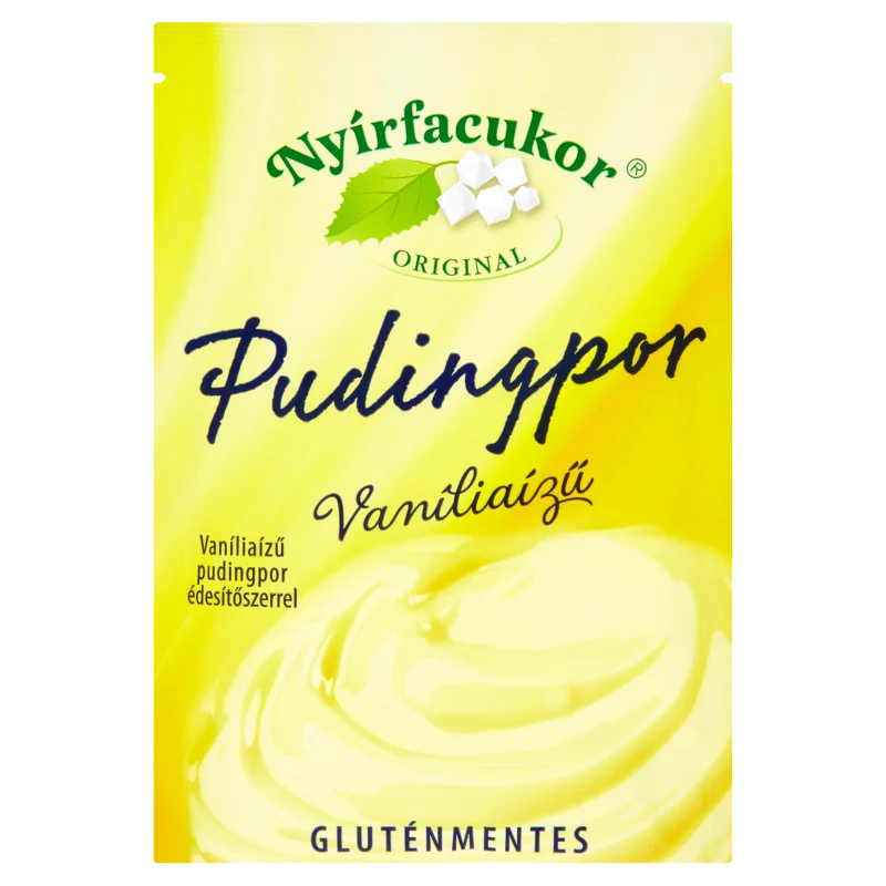 Nyírfacukor Original gluténmentes vaníliaízű pudingpor édesítőszerrel 80 g