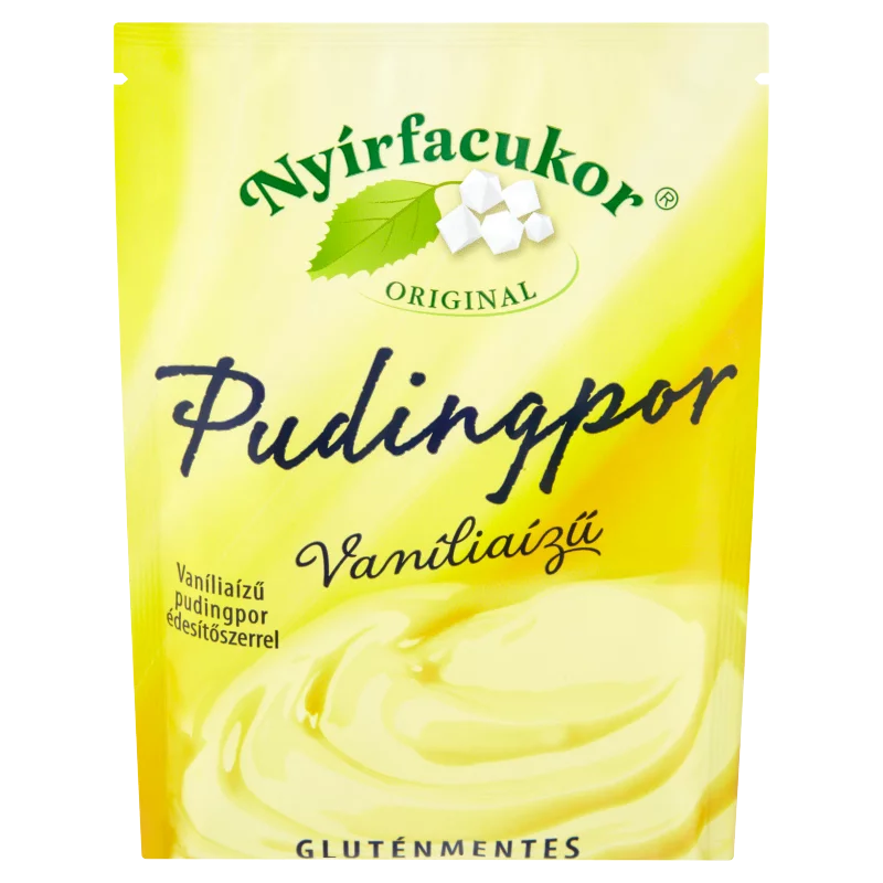 Nyírfacukor Original gluténmentes vaníliaízű pudingpor édesítőszerrel 80 g