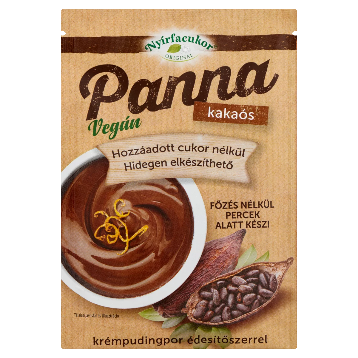 Nyírfacukor Panna kakaós krémpudingpor édesítőszerrel 50 g