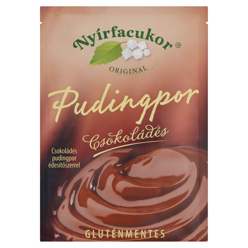 Nyírfacukor Original gluténmentes csokoládés pudingpor édesítőszerrel 75 g