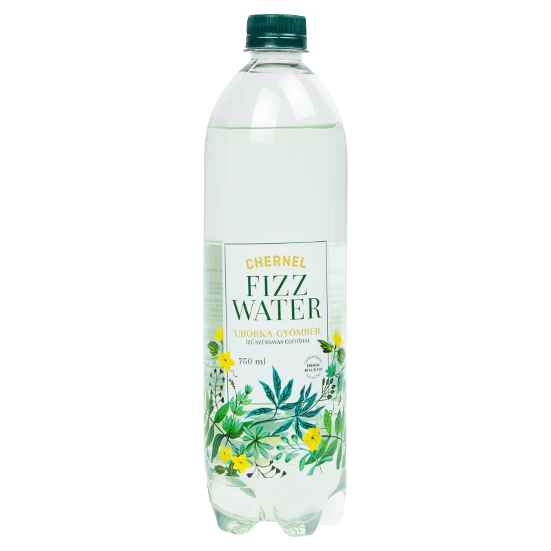 Chernel Fizz Water uborka-gyömbér ízű szénsavas üdítőital 750 ml