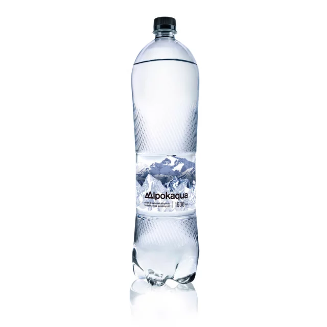 Alpokaqua ásványvíz 1,5L szén-dioxiddal dúsítva 