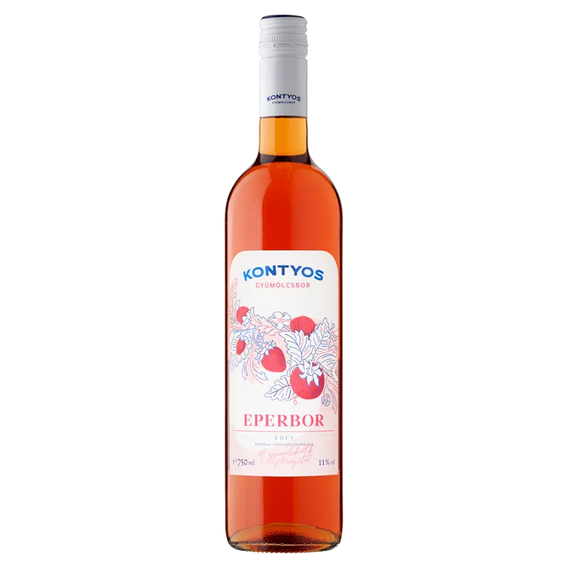Kontyos édes eperbor 11% 750 ml