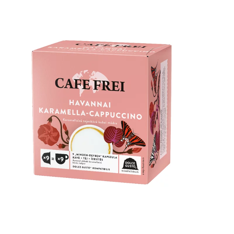 Café Frei kávékapszula 9x14g Havannai Karamella Cappuccino DGC