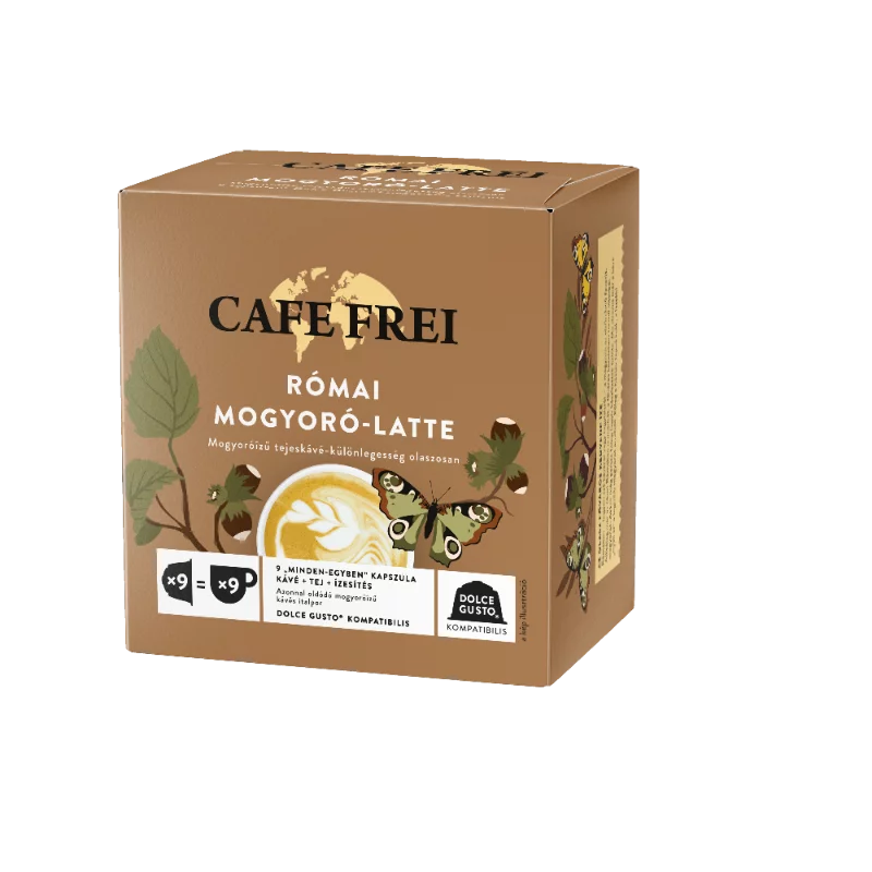 Café Frei kávékapszula 9x14g Római Mogyoró Latte DGC