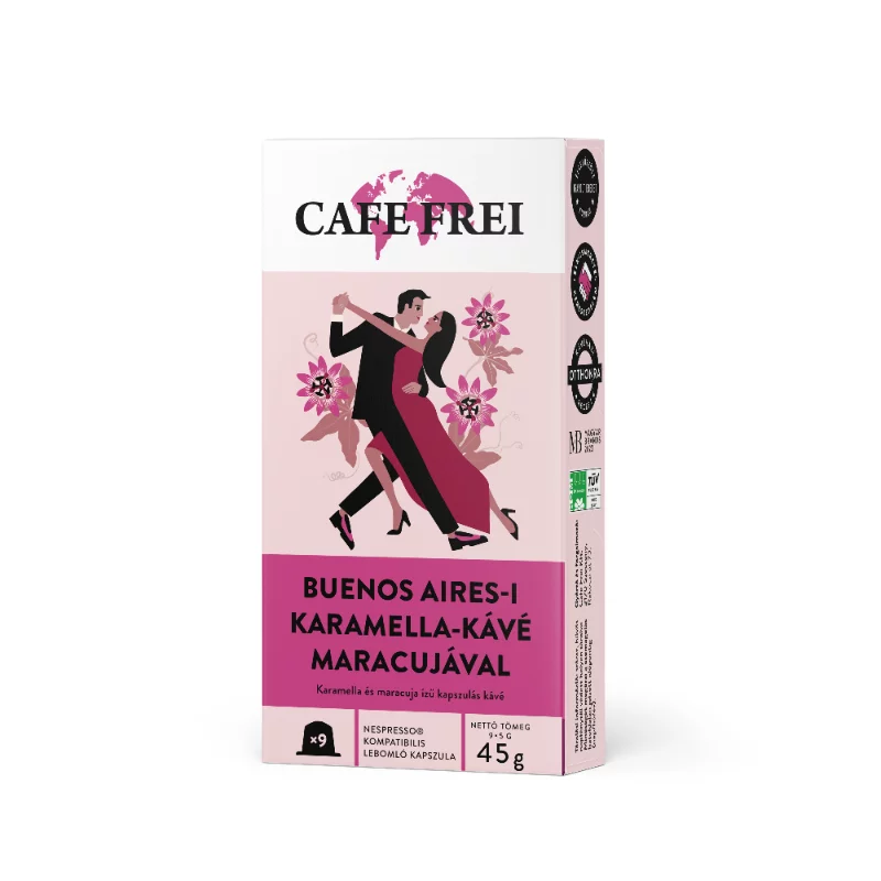 Café Frei kávékapszula 9x5g Buenos Aires-i karamella NCC