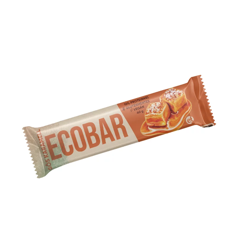 Ecobar datolyaszelet 40g növényi fehérjével sós karamell ízű
