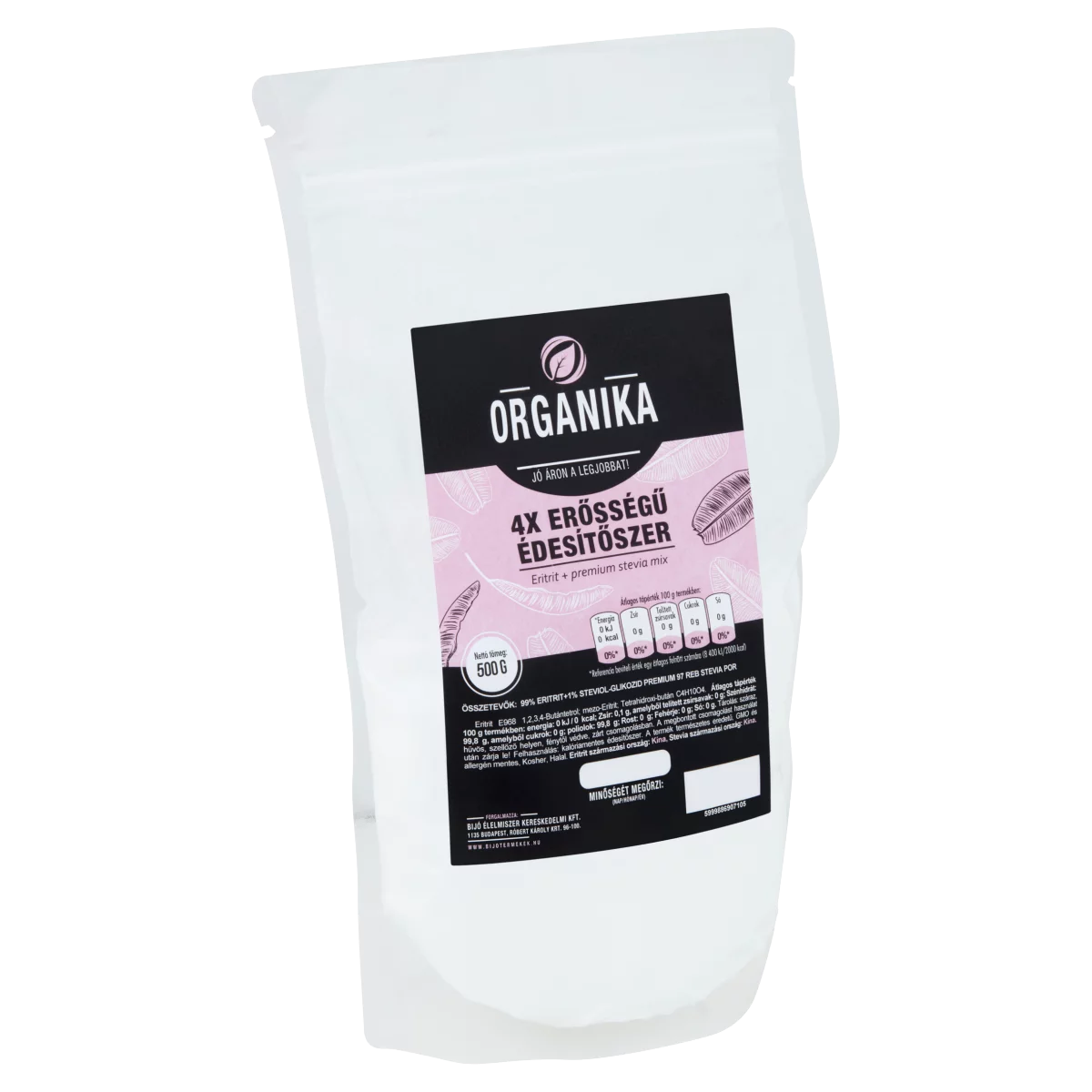Organika 4x erősségű édesítőszer 500 g