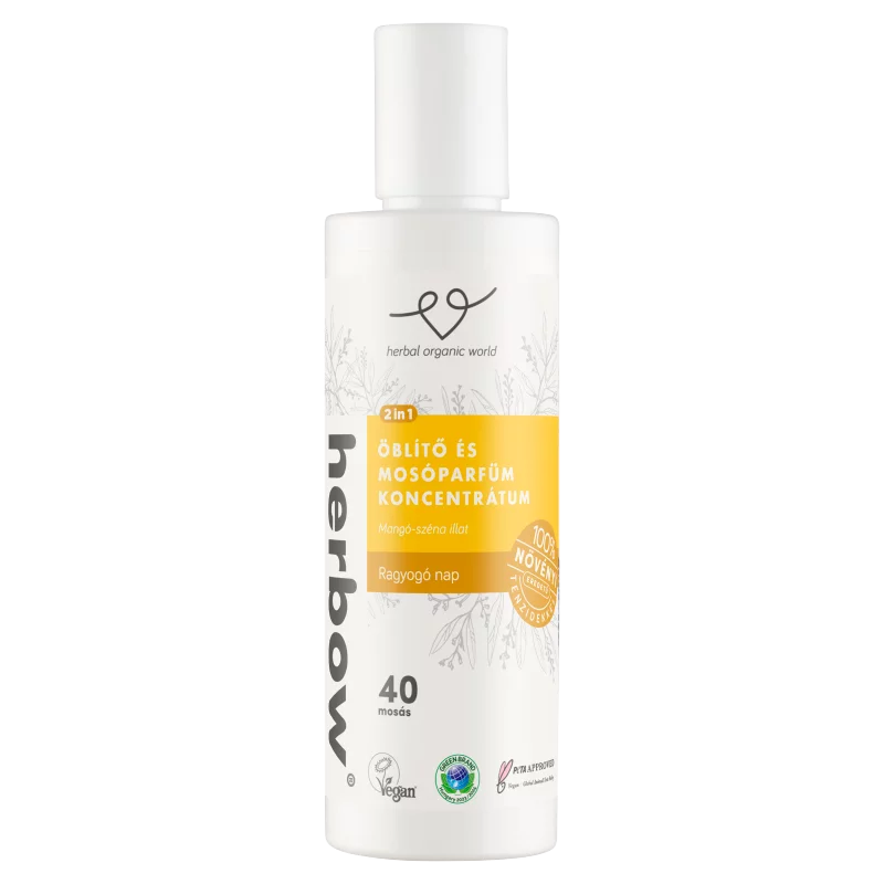 Herbow 2in1 Ragyogó Nap öblítő és mosóparfüm koncentrátum 40 mosás 200 ml