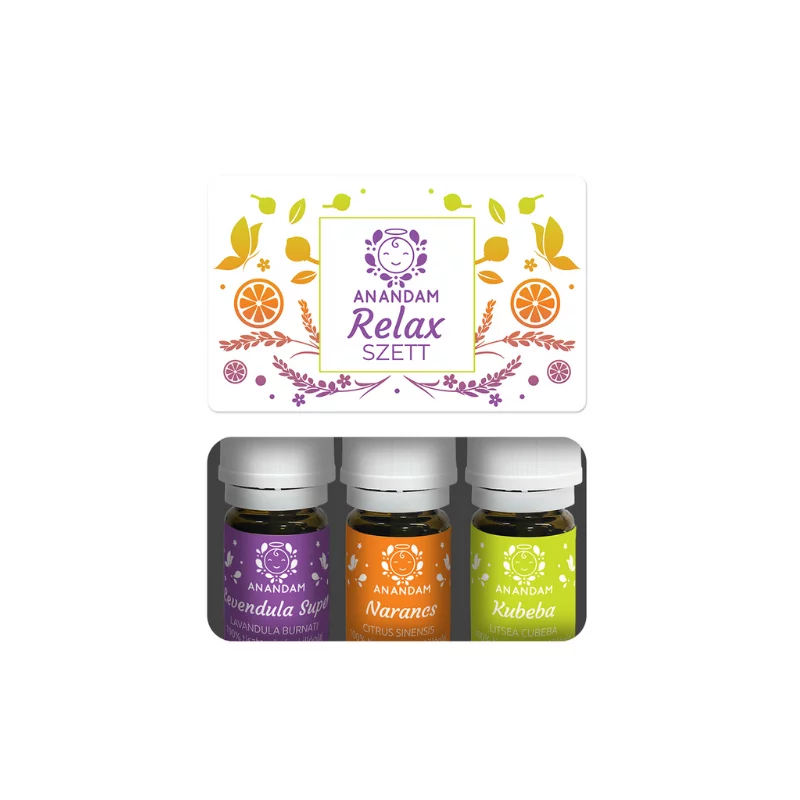 Anandam illóolaj szett 3x5ml Relax