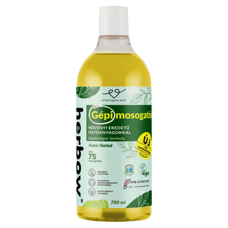 Herbow gépi mosogatószer natúr illattal 750 ml