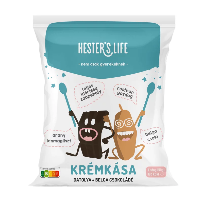 Hester´s life zab krémkása 50g csokoládés-datolyás