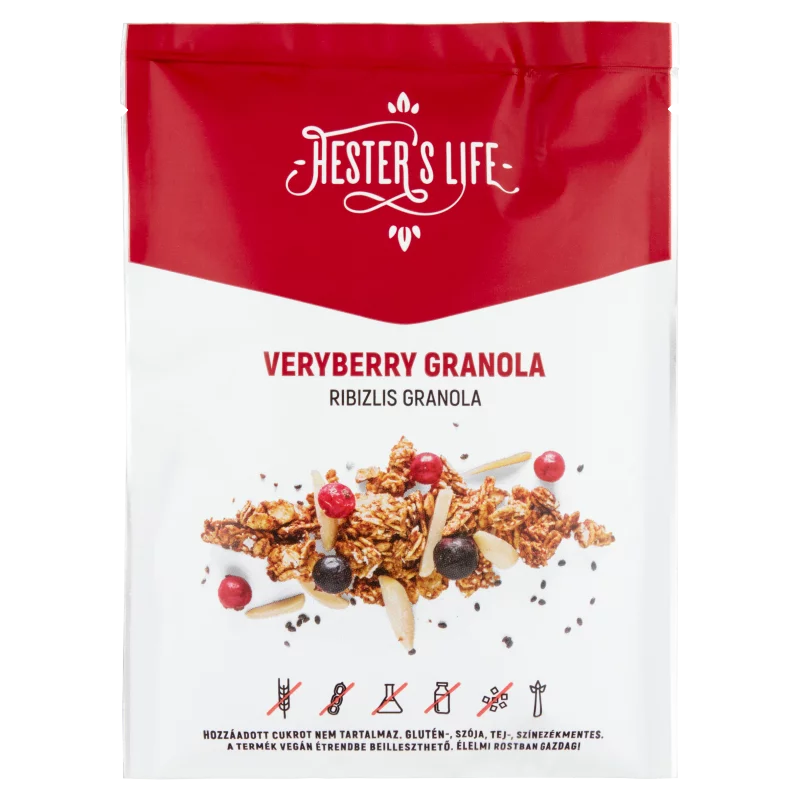 Hester's Life ribizlis granola 60 g