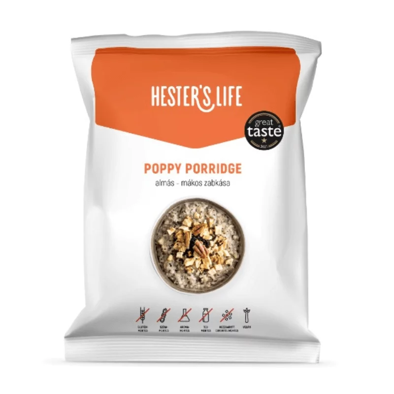 Hester´s life zabkása 50g almás-mákos gluténmentes