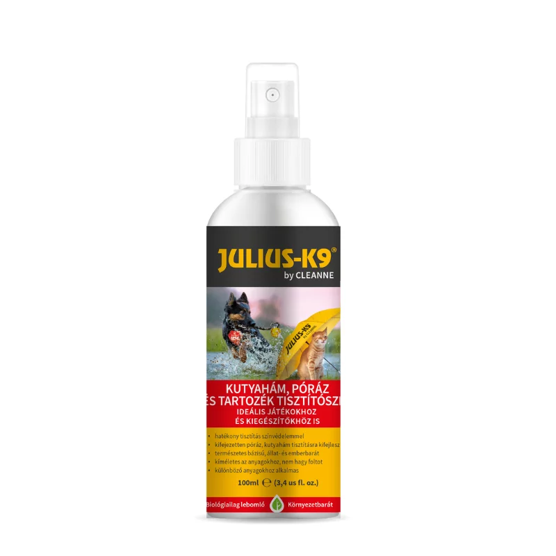 Julius-K9 by Cleanne póráz, kutyahám és tartozék tisztítószer 100ml