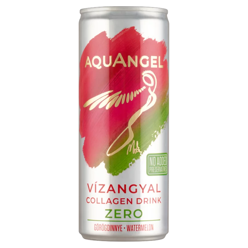 Vízangyal Zero görögdinnye szénsavmentes üdítőital édesítőszerrel, kollagénnel 250 ml