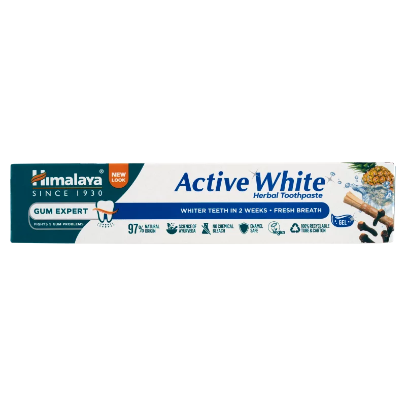 Himalaya Gum Expert Active White fogfehérítő és frissítő fogkrémgél 75 ml