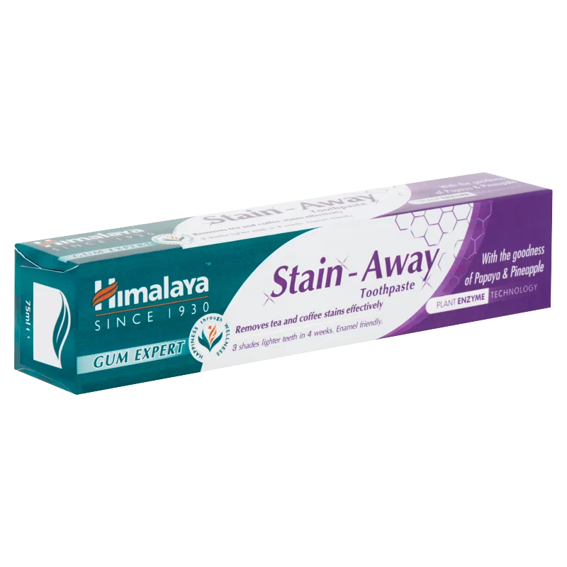 Himalaya Gum Expert Stain-Away folteltávolító fehérítő gyógynövényes fogkrém 75 ml