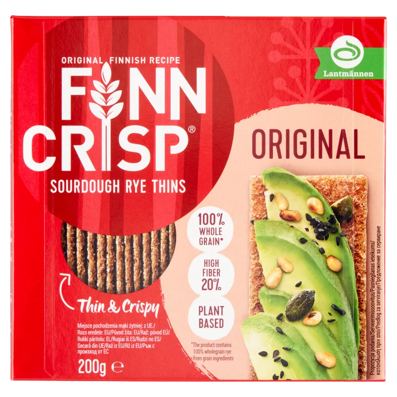Finn Crisp Original vékony ropogós rozskenyérke 200 g