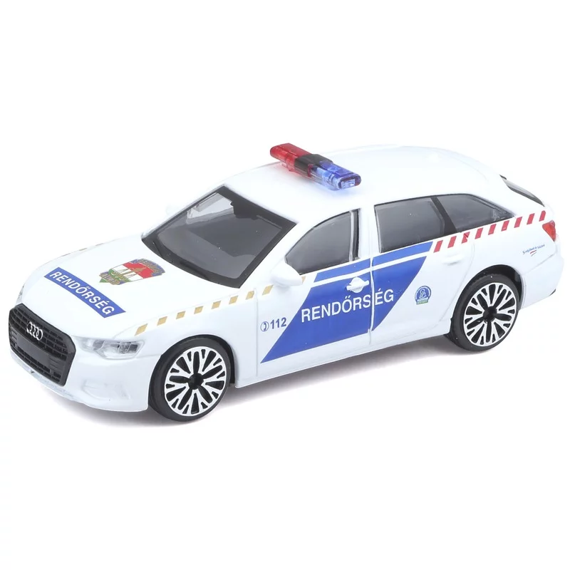 Bburago 1/43 rendőrautó Audi A6 szirénázó