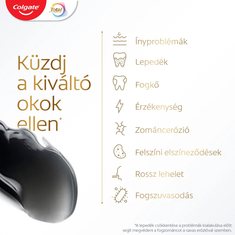 Colgate Total Charcoal fogkrém 75 ml