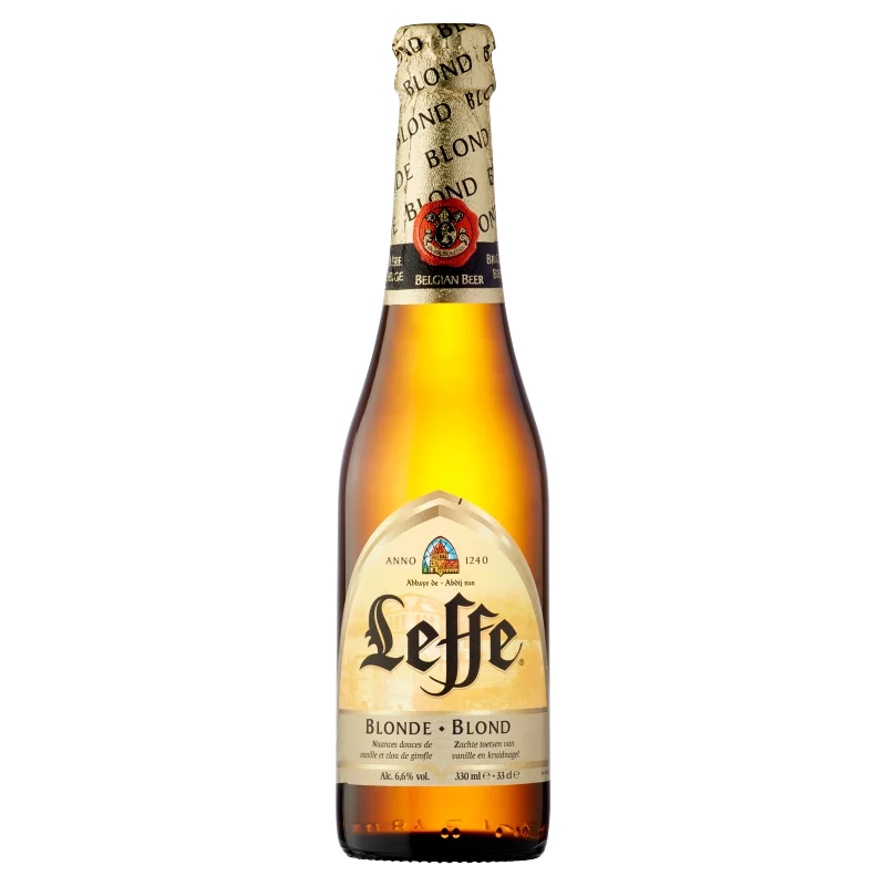 Leffe Blonde eredeti belga apátsági világos sörkülönlegesség 6,6% 0,33 l