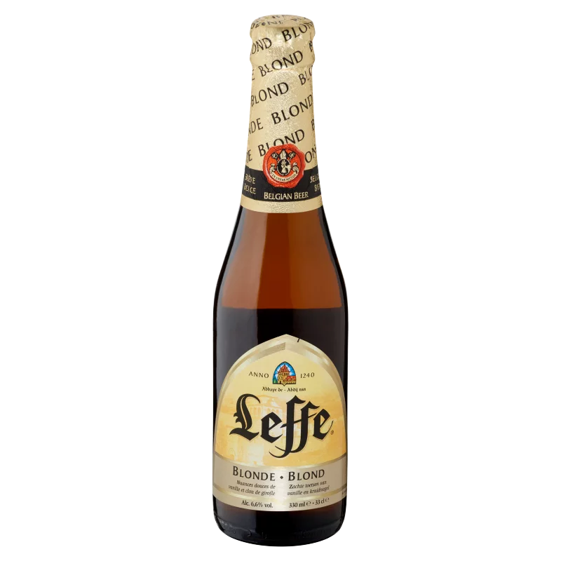 Leffe Blonde eredeti belga apátsági világos sörkülönlegesség 6,6% 0,33 l