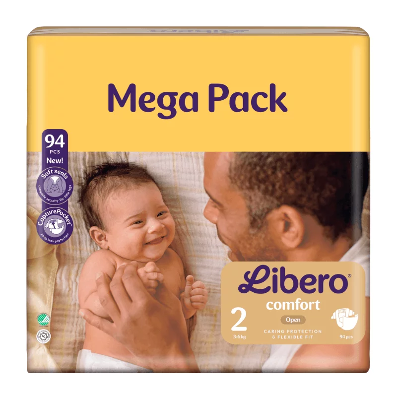 Libero Comfort nadrágpelenka 94db 2 3-6 kg Mega Pack
