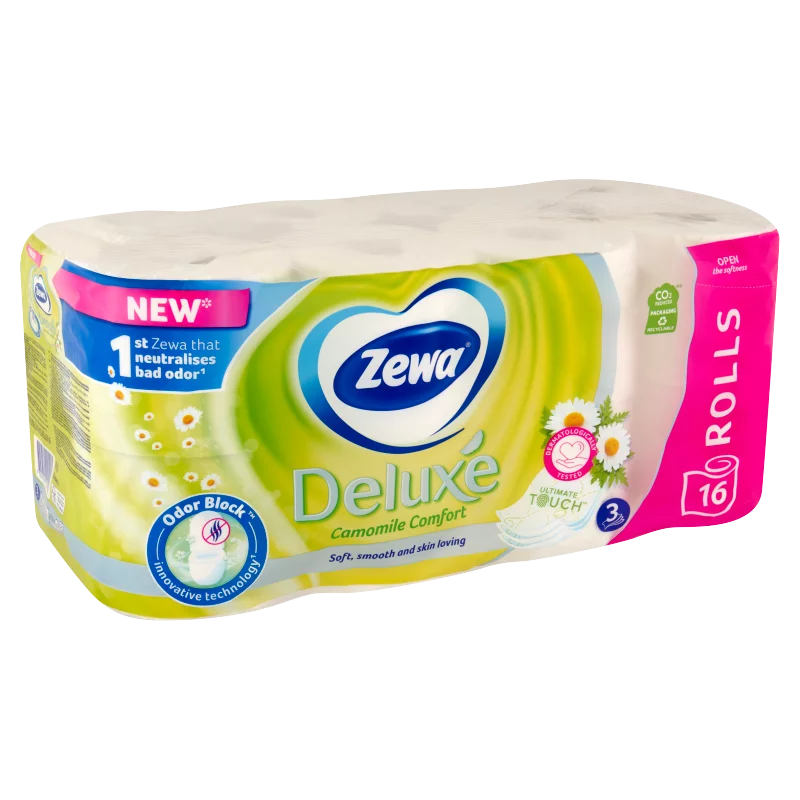 Zewa Deluxe Camomile Comfort toalettpapír 3 rétegű 16 tekercs