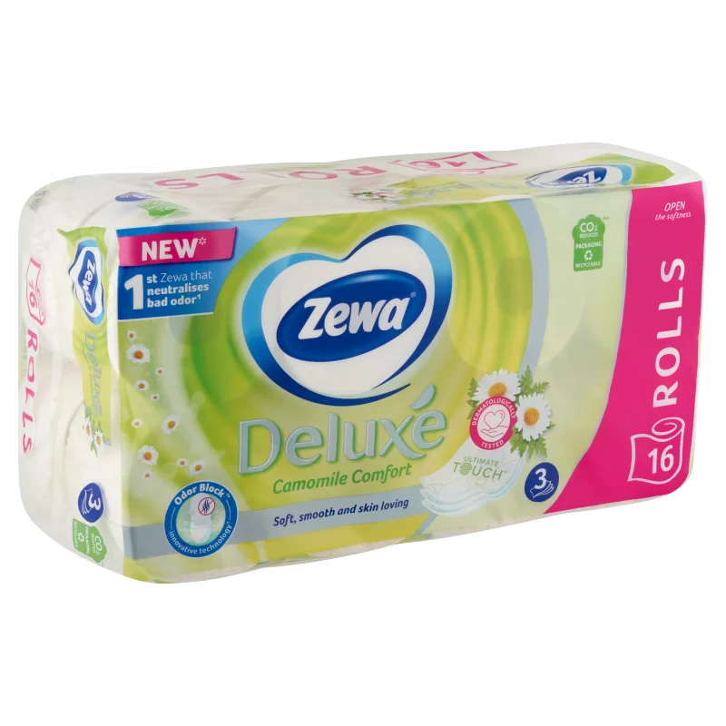 Zewa Deluxe Camomile Comfort toalettpapír 3 rétegű 16 tekercs