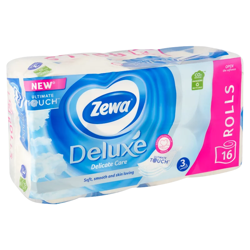 Zewa Deluxe Delicate Care toalettpapír 3 rétegű 16 tekercs