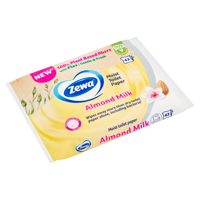 Zewa Almond Milk nedves toalettpapír 42 db