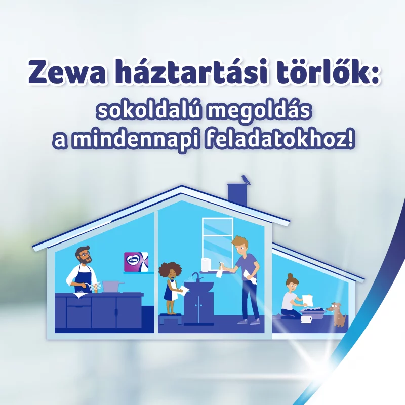 Zewa Premium Jumbo háztartási papírtörlő 3 rétegű 1 tekercs